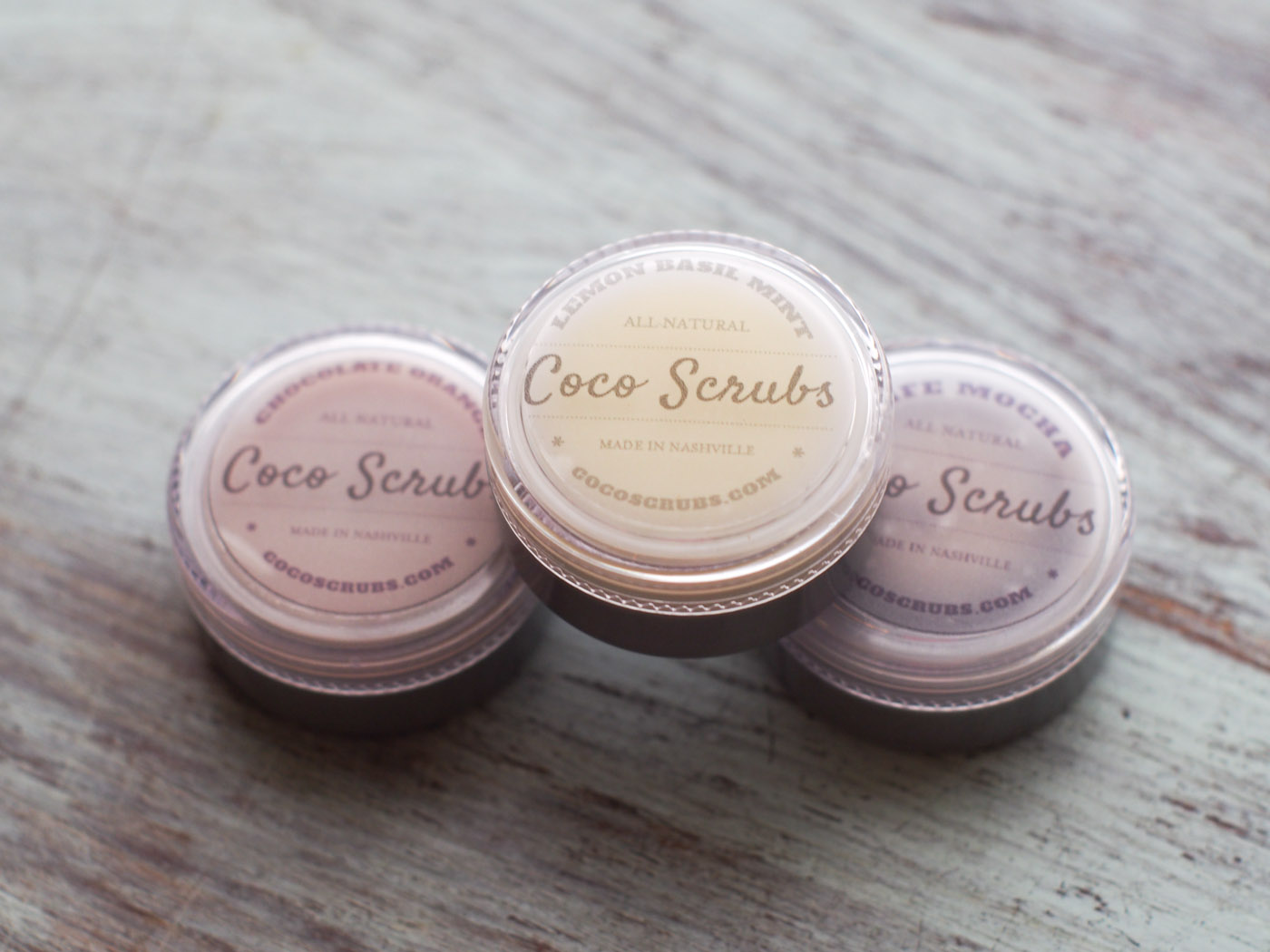 Coco Scrubs Lip Balm Trio 