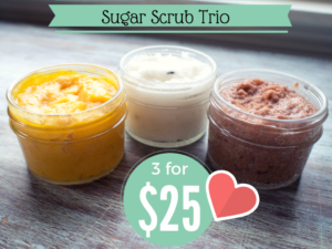 Sugar Scrub Trio