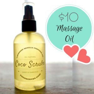 Lavender Vanilla Massage Oil